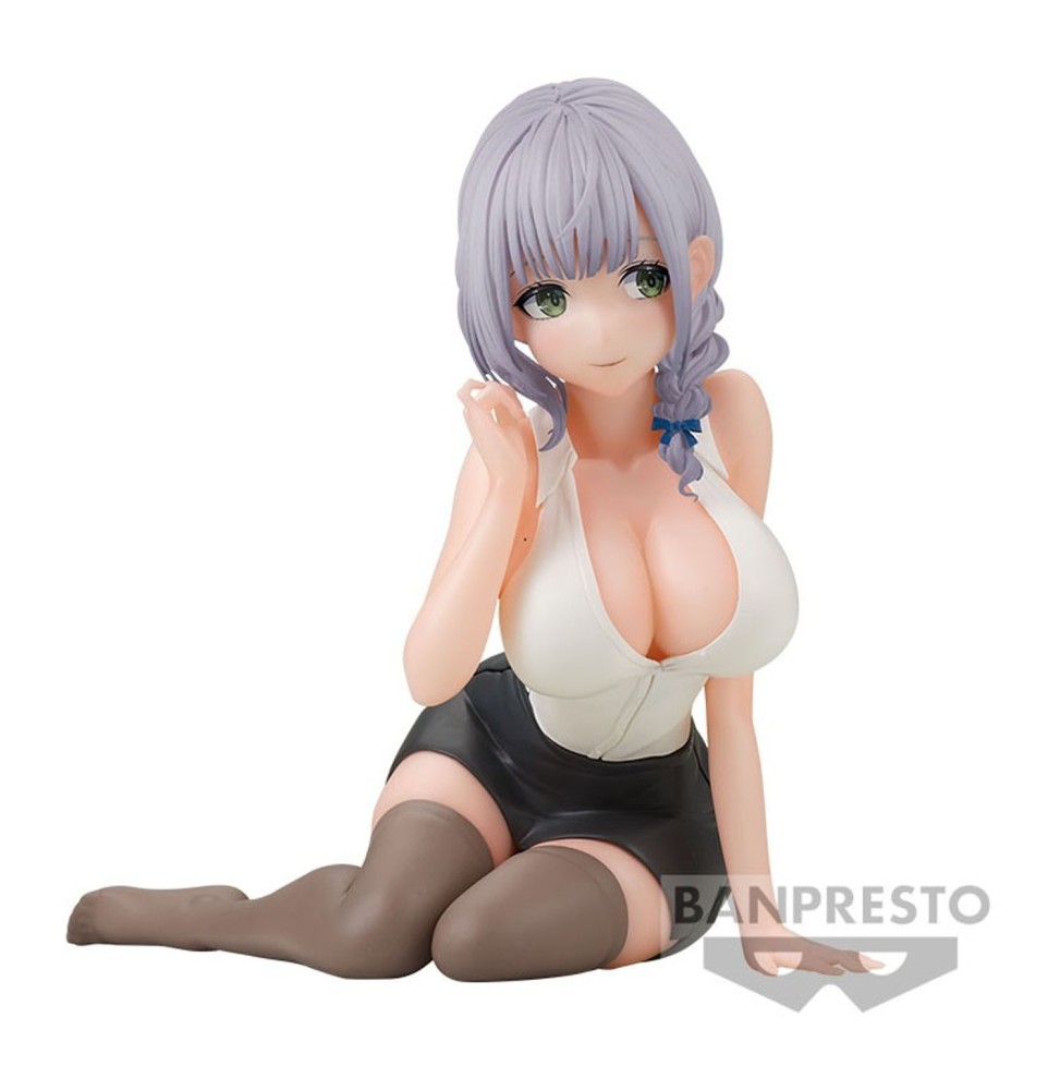 Figurine Hololive If Relax Time - Shirogane Noel Office Style 11cm