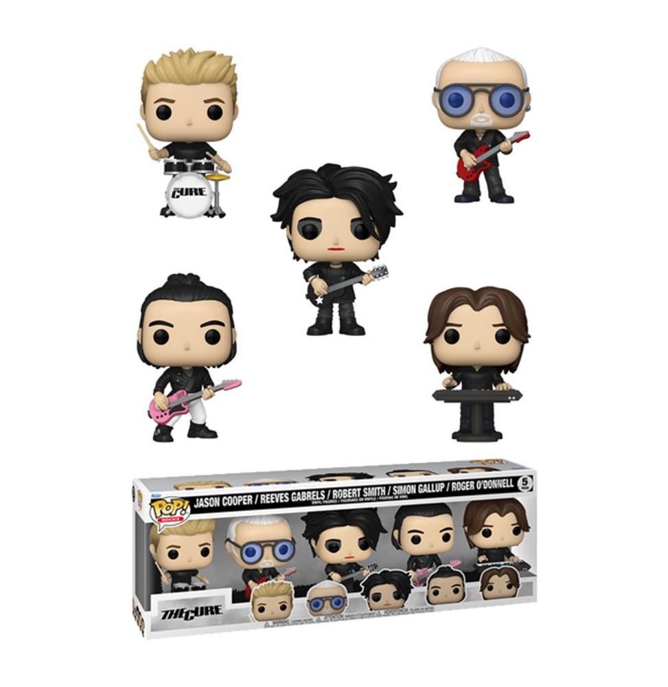 Figurine Rocks - The Cure 5Pk Pop 10cm