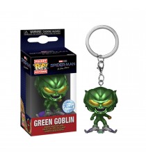 Porte clé Marvel Spider-Man No Way Home - Green Goblin With Bmb Pocket Pop 4cm
