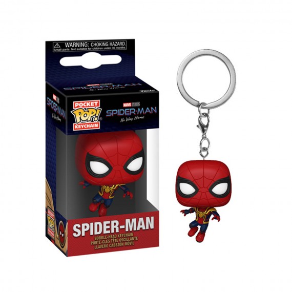 Porte clé Marvel Spider-Man No Way Home - Spider-Man Pocket Pop 4cm