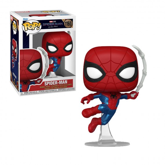 Figurine Marvel Spider-Man No Way Home - Spidey Finale Suit Pop 10cm