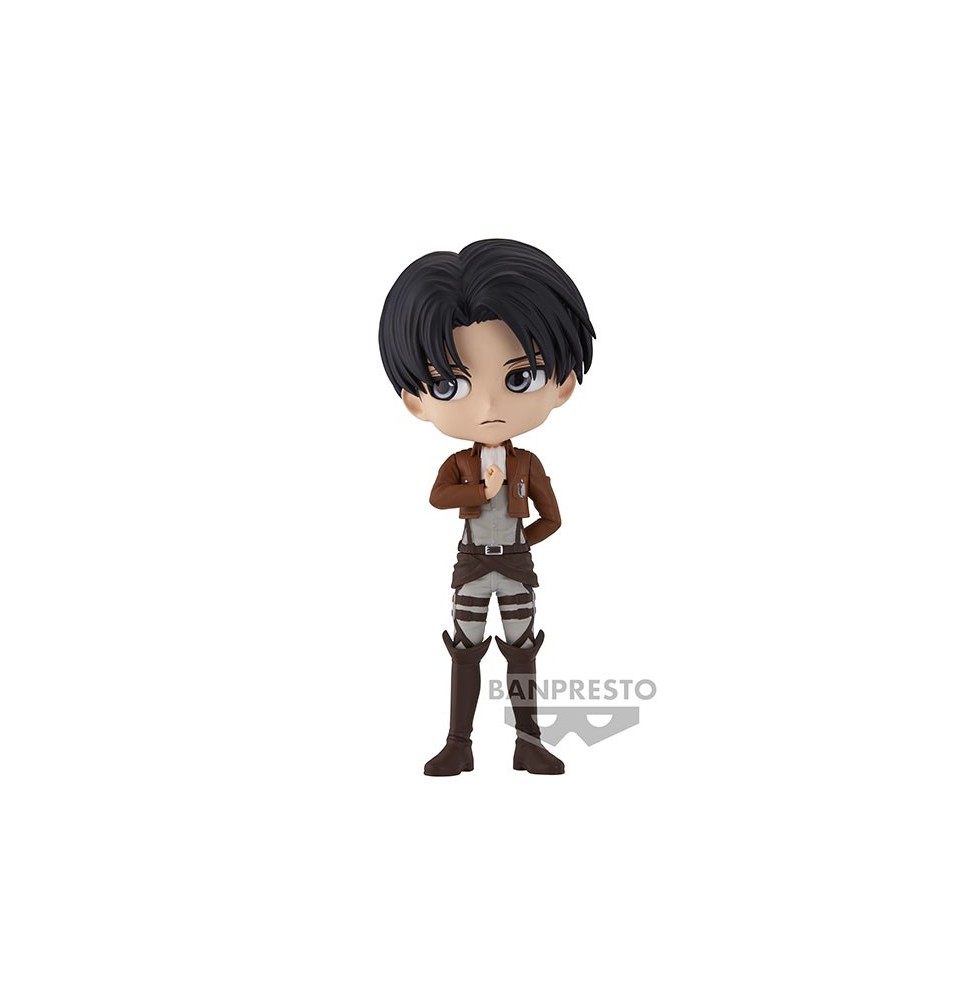 Figurine Attaque des Titans - Levi Vol.2 Ver.A Q Posket 14cm