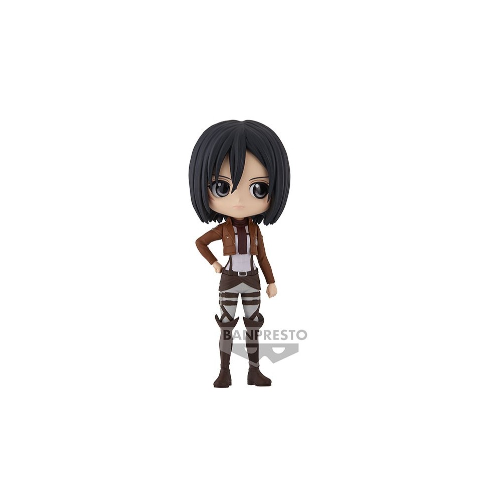 Figurine Attaque des Titans - Mikasa Ackerman Ver B Q Posket 14cm