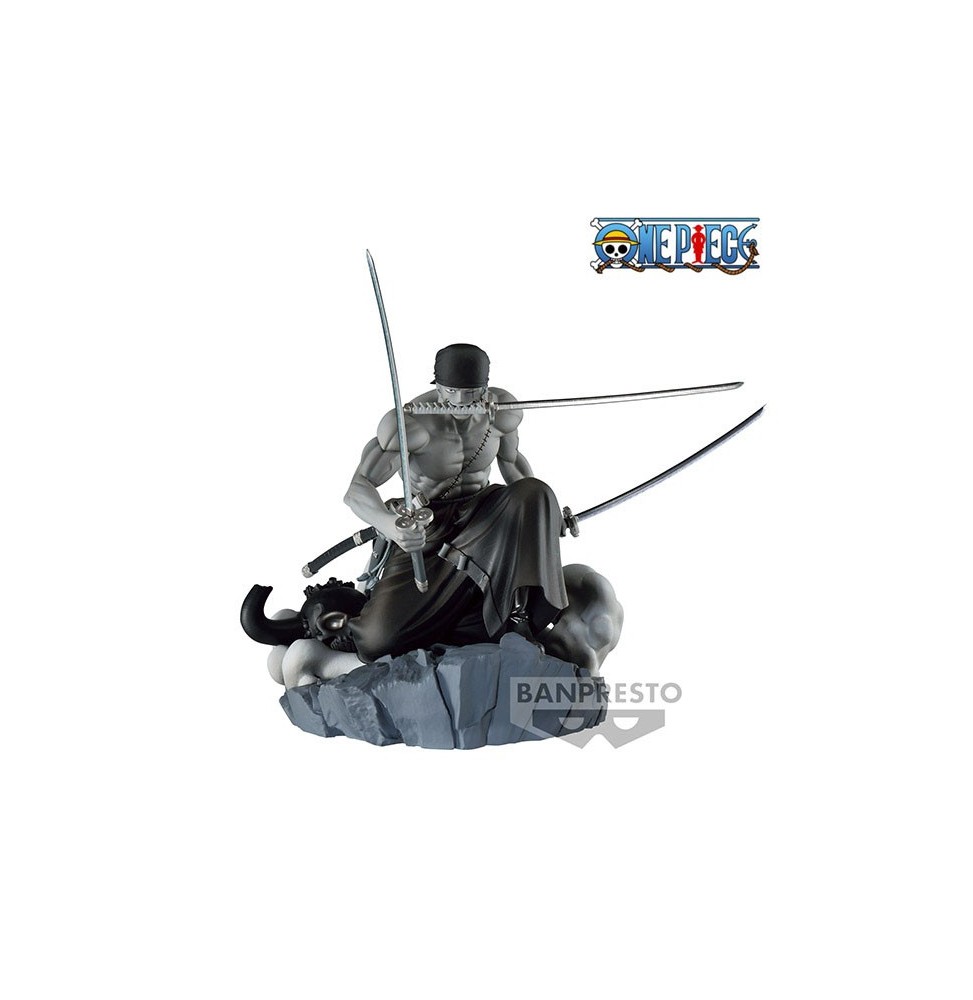 Figurine one piece - Roronoa Zoro Brush Tones Dioramatic15cm