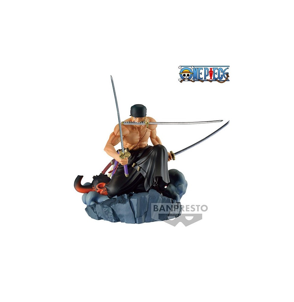 Figurine one piece - Roronoa Zoro Brush Dioramatic 15cm