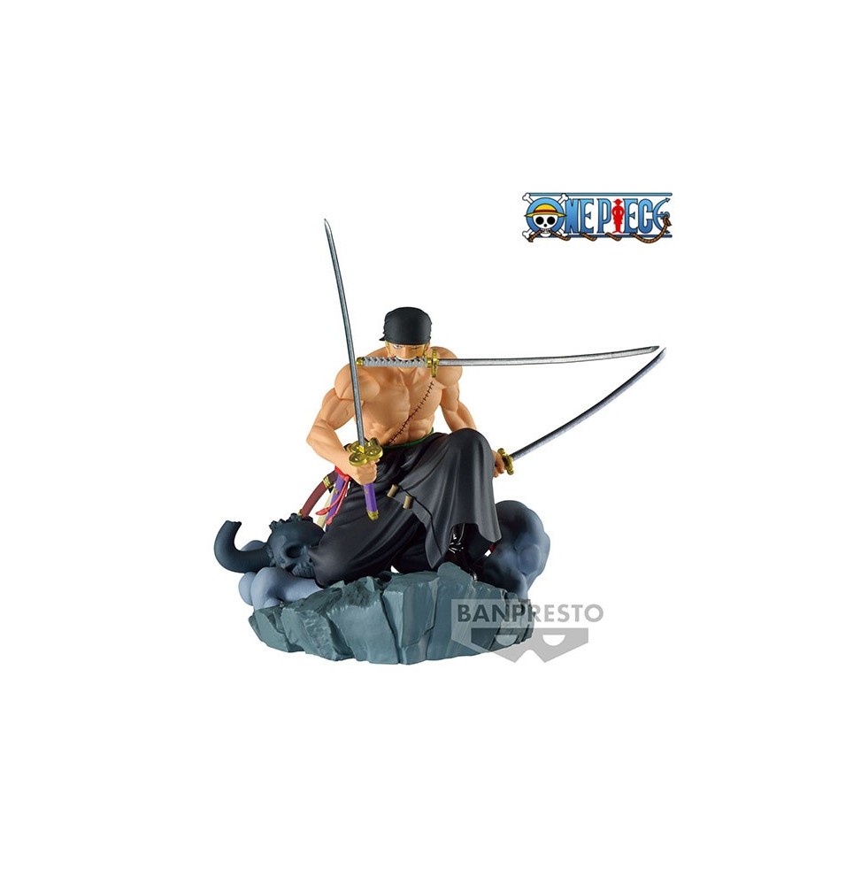 Figurine one piece - Roronoa Zoro Anime Dioramatic 15cm