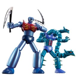 Figurine Mazinger Z - Gx-25R Garada K-7 + Gx-26R Doubulas M-2 Pack Soul Of Chogokin 16cm