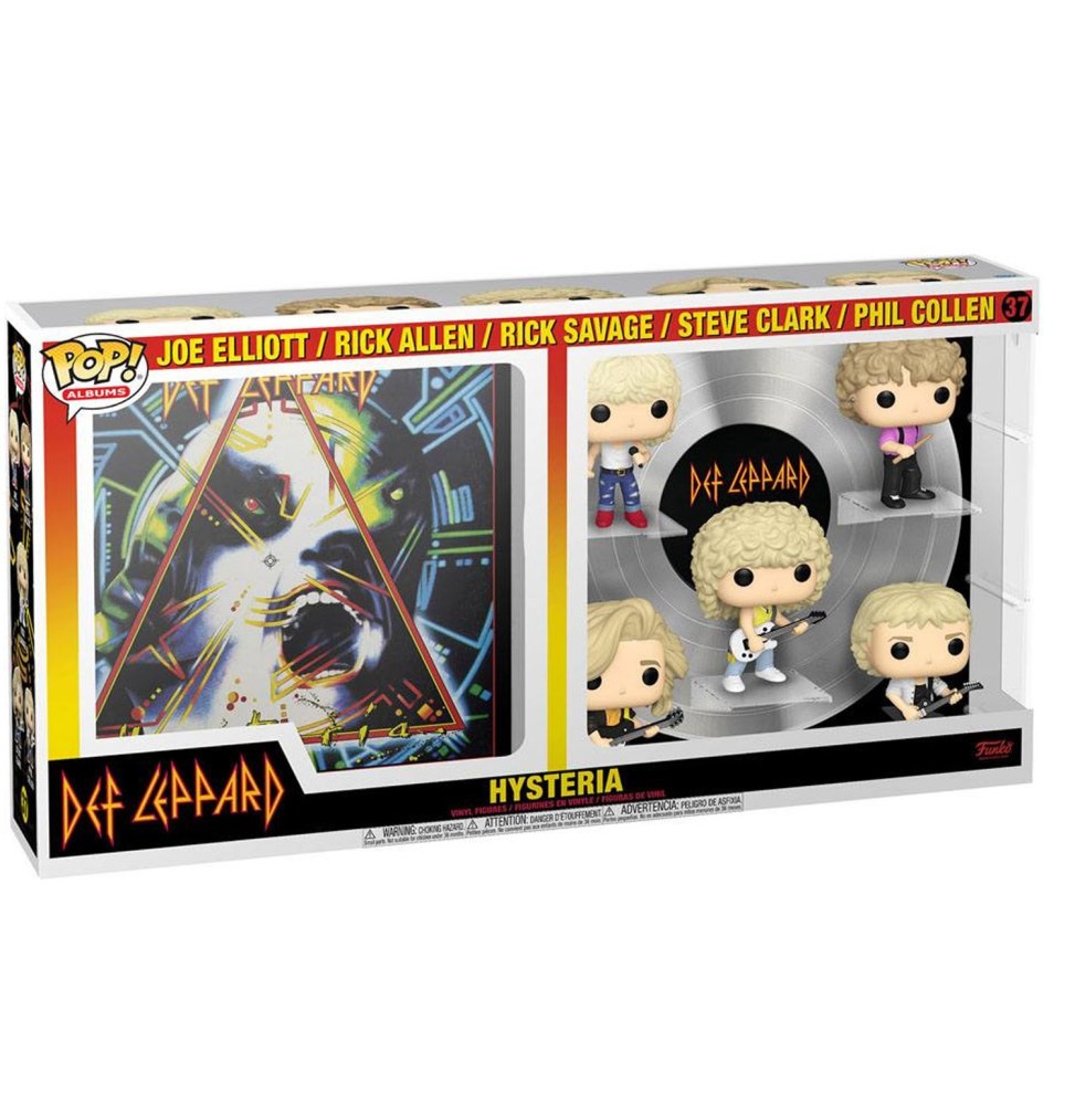 Figurine Rocks - Def Leppard Hysteria Albums Deluxe Pop 10cm