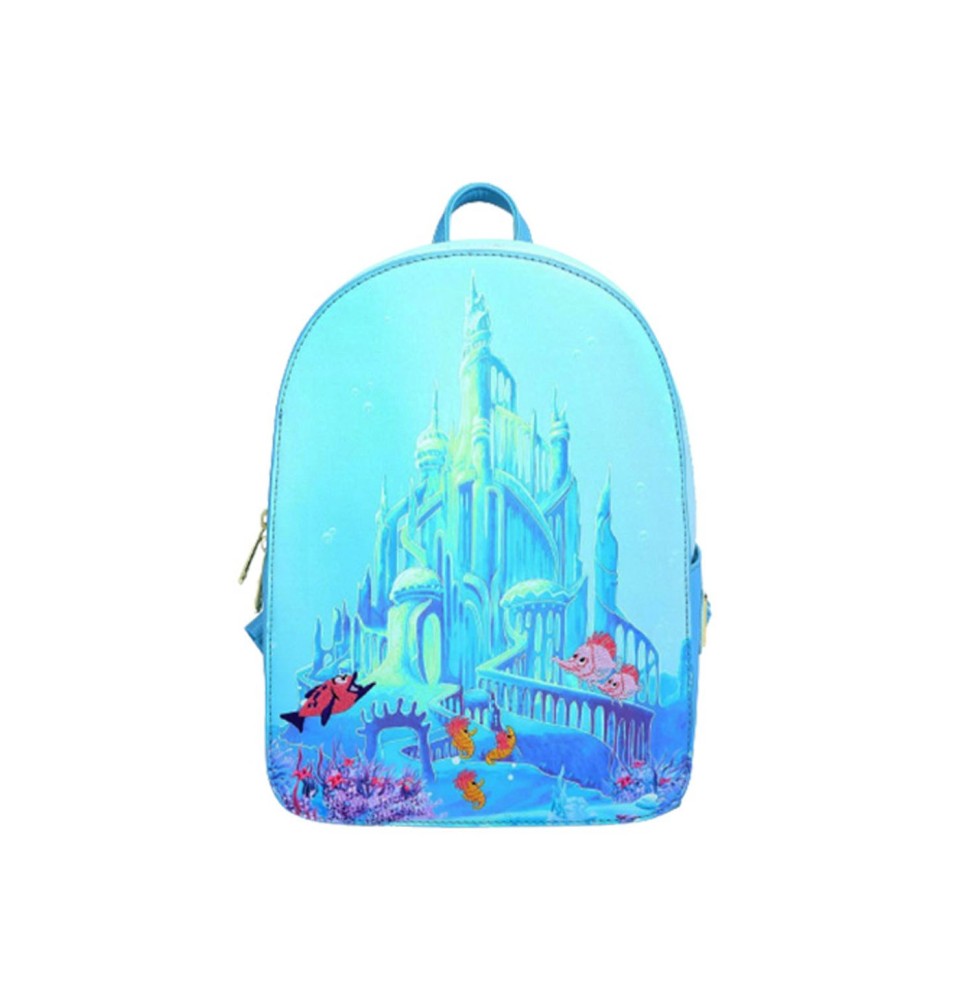 Mini Sac A Dos Disney - Little Mermaid Castle