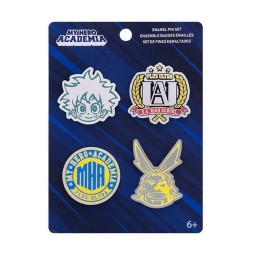 Figurine My Hero Academia -  4Pcs Pins Set Ua High 4cm
