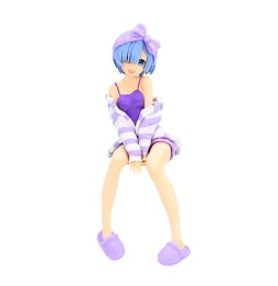 Figurine Re Zero - Rem Sliaw Room Wear Purple Color Noodle Stopper 14cm