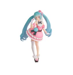 Figurine Hatsune Miku - Hatsune Miku Exceed Creative Sweetsweets Macaron 21cm