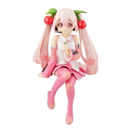 Figurine Hatsune Miku - Sakura Miku Pearl Color Noodle Stopper 13cm