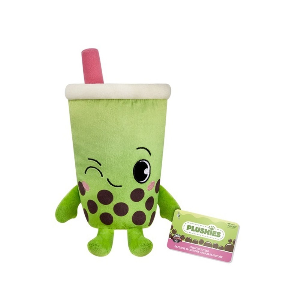 Peluche Green Tea - Green Tea Bubble Tea Gamer Food 17cm