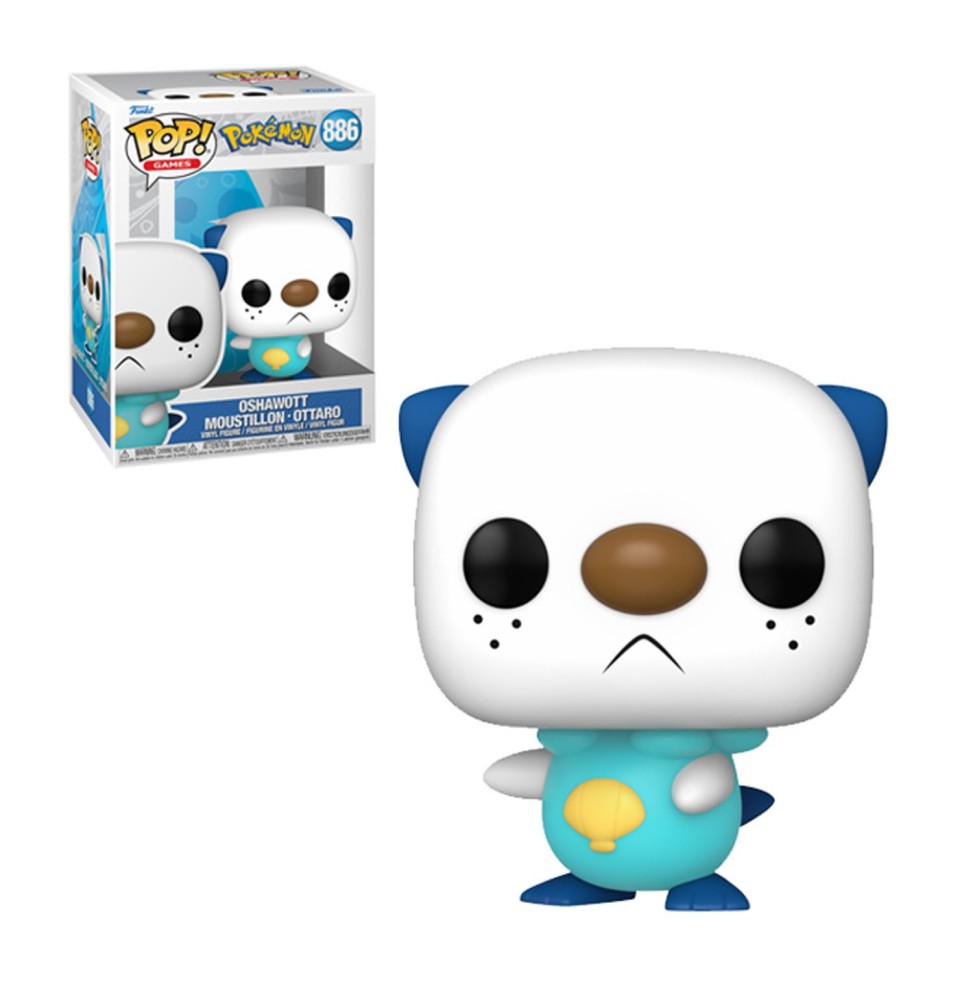 Figurine Pokemon - Oshawott / Moustillon Pop 10cm