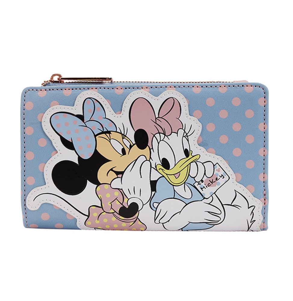 Portefeuille Disney - Minnie Daisy Pastel Color Block Dots