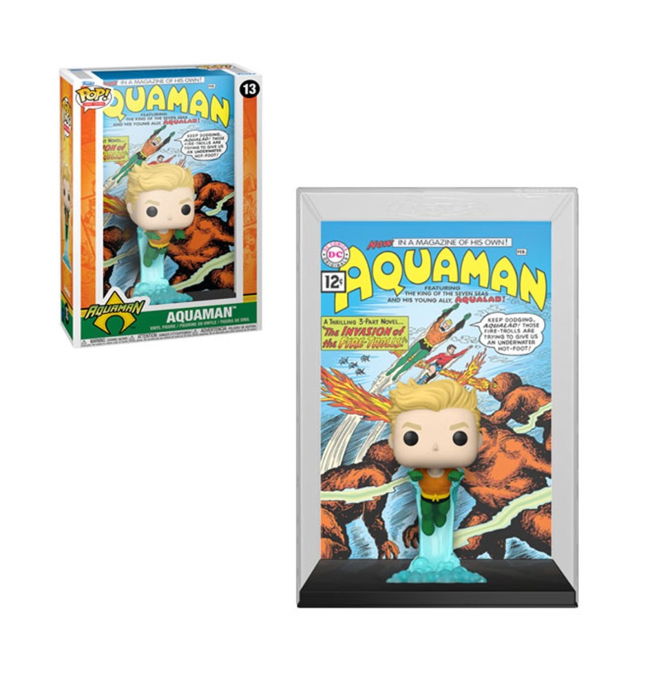 Figurine DC Comics - Comic Cover Aquaman Pop 10cm