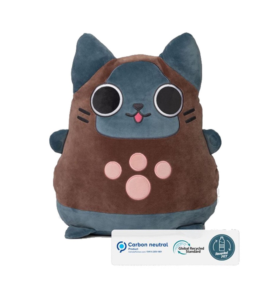 Peluche Monster Hunter - Palico Oversized Smoosh Chocolate Version 45cm