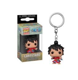 Porte Clé One Piece - Luffy In Kimono Pocket Pop 4cm