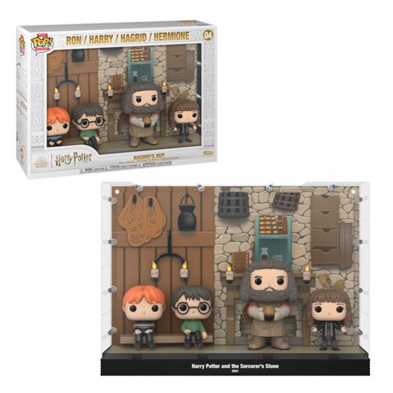 Figurine Harry Potter - Moments Dlx Hagridâ€™S Hut Case Pop 10cm