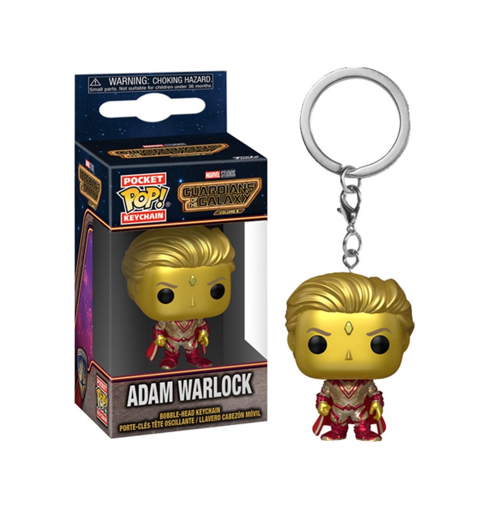 Porte Clé Guardians Of The Galaxy 3 - Adam Warlock Pocket Pop 4cm