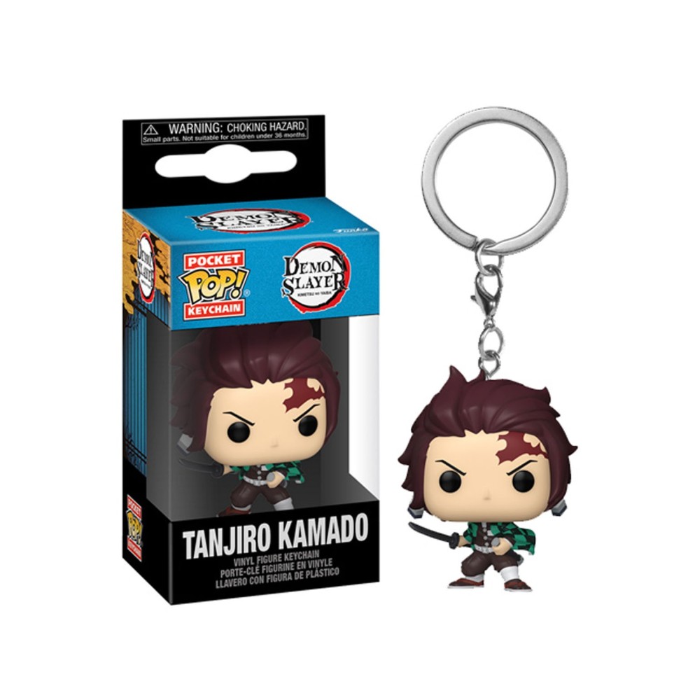 Porte Clé Demon Slayer Kimetsu No Yaiba - Tanjiro Pocket Pop 4cm