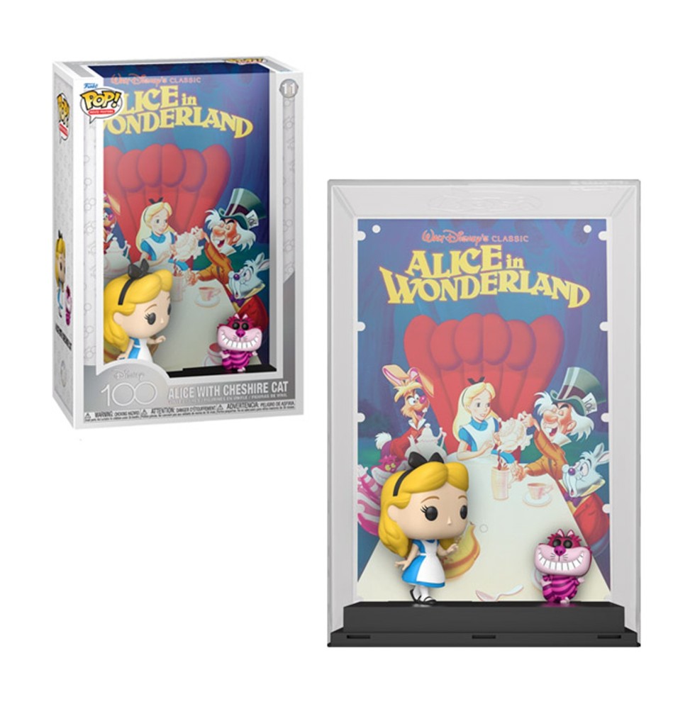 Figurine Disney - Movie Poster Alice In Wonderland Pop 10cm