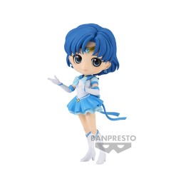 Figurine Sailor Moon Cosmos Movie - Eternal Sailor Mercury Ver B Q Posket 14cm