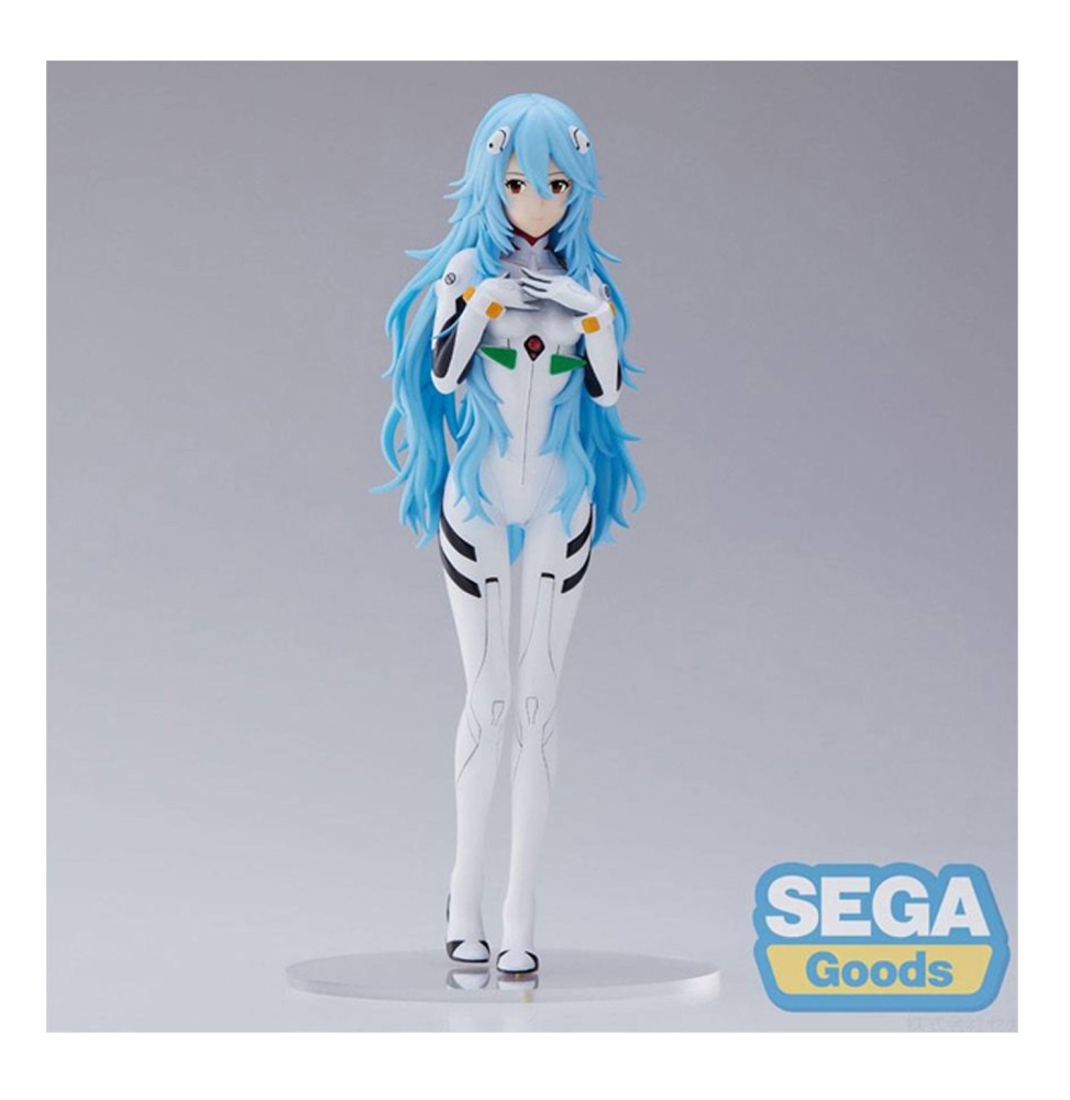 Figurine Evangelion 3.0+1.0 - Rei Ayanami Spm Long Hair 21cm