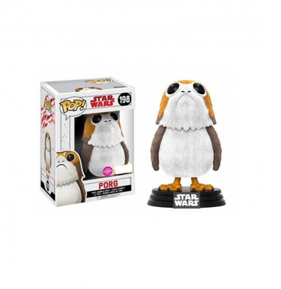 Figurine Star Wars Les Derniers Jedi - Porg Flocked Pop 10cm