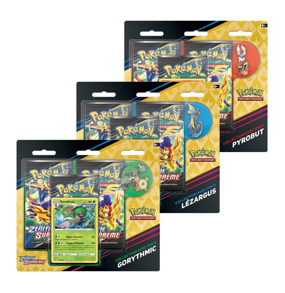 Coffret Pokemon - Pins Zenith Suprème Modèle aléatoire