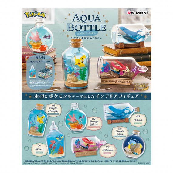 Figurine Pokemon - Aqua Bottle Collection Boite 6pcs