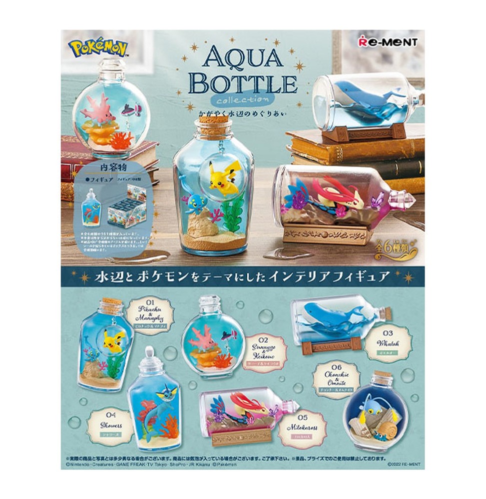 Figurine Pokemon - Aqua Bottle Collection Boite 6pcs