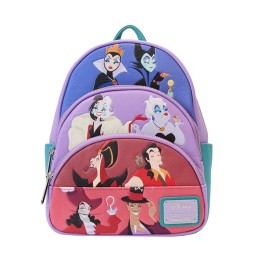 Mini Sac A Dos Disney - Villains Color Block Triple Pocket