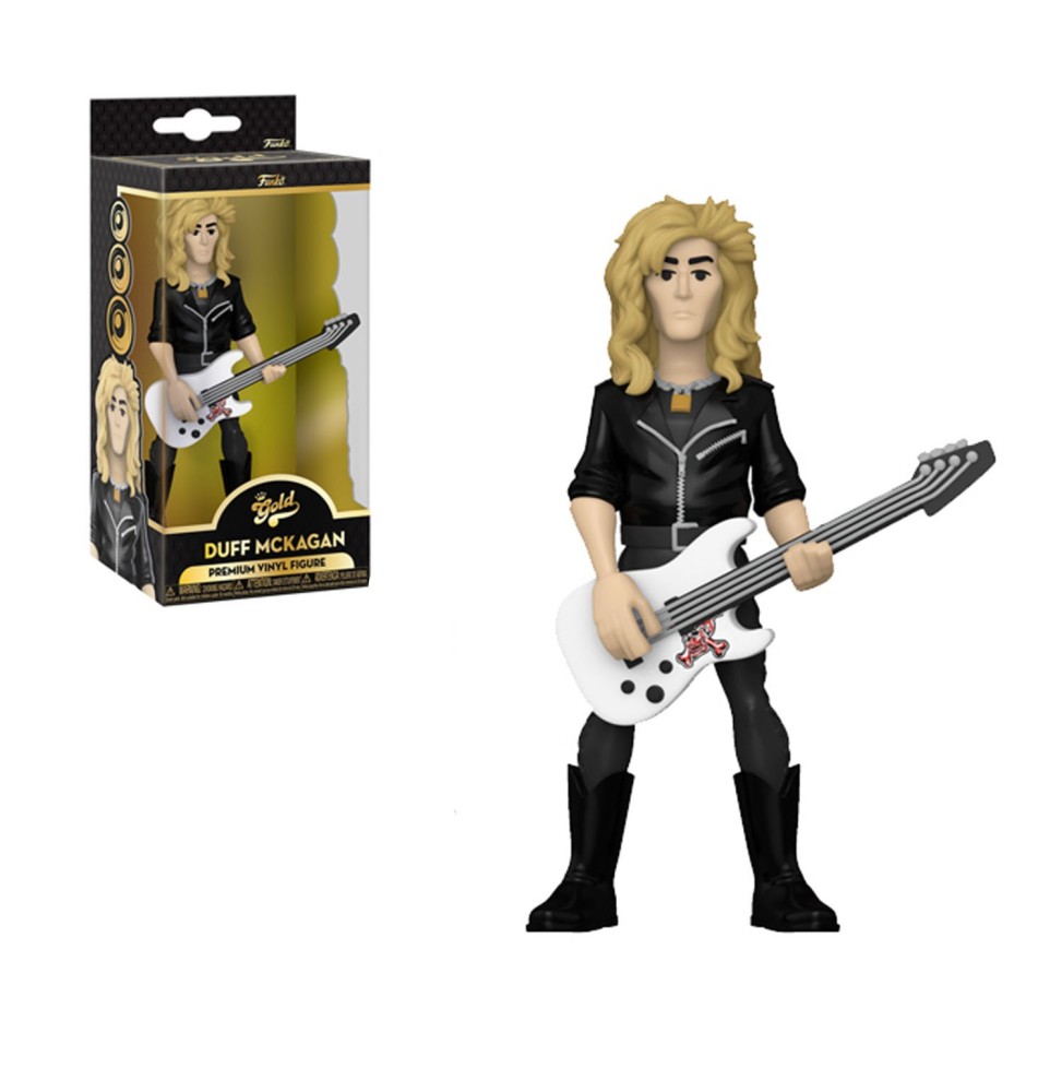 Figurine Rocks - Duff Gun's N Roses Vinyl Gold 13cm