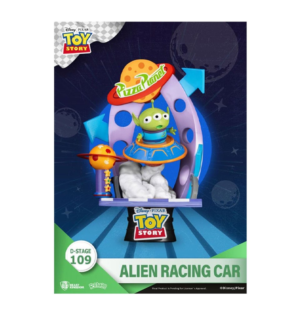 Figurine Disney - Toy Story Alien Racing Car D-Stage 15cm