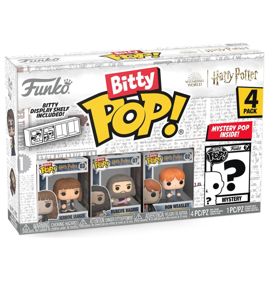 Figurine Harry Potter - 4Pk Hermione Bitty Pop 2cm