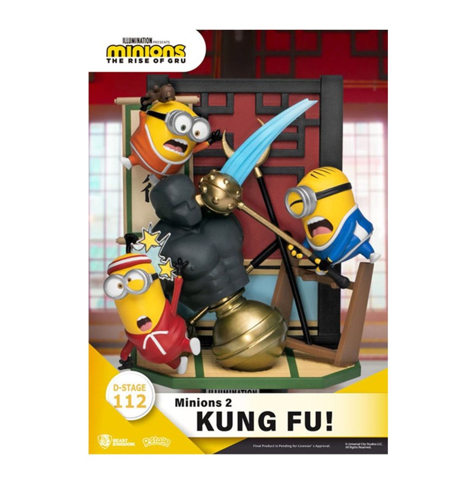 Figurine Minions - Minions 2 Kung Fu D-Stage 15cm