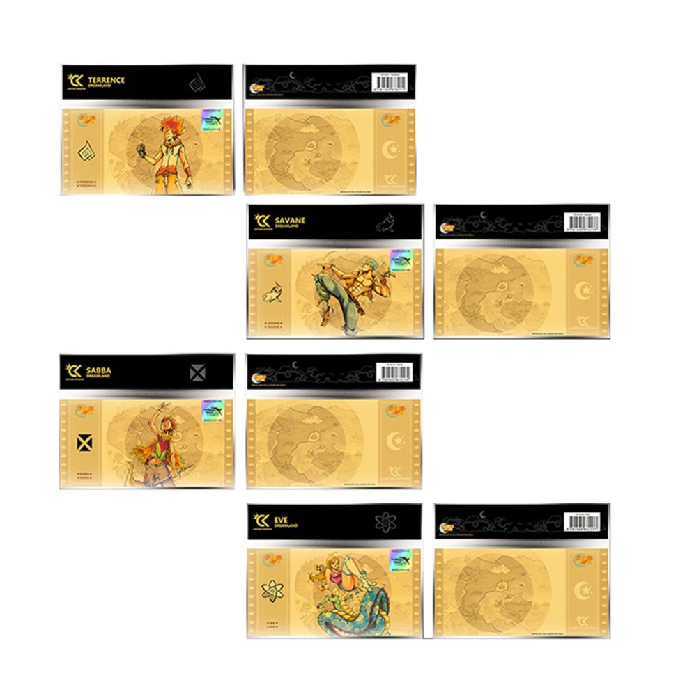 Golden Ticket Dreamland - Pack 4pcs