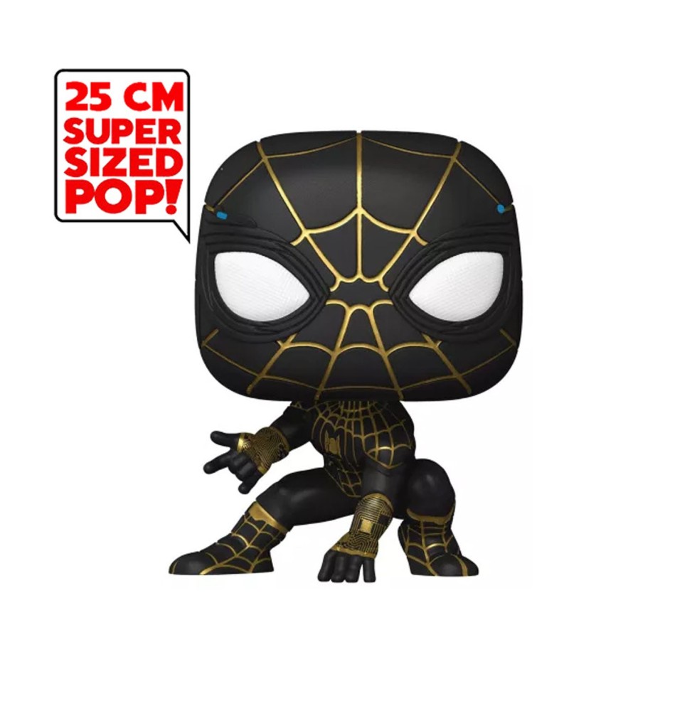 Figurine Marvel - Spider-Man Black & Gold Suit Pop 25cm