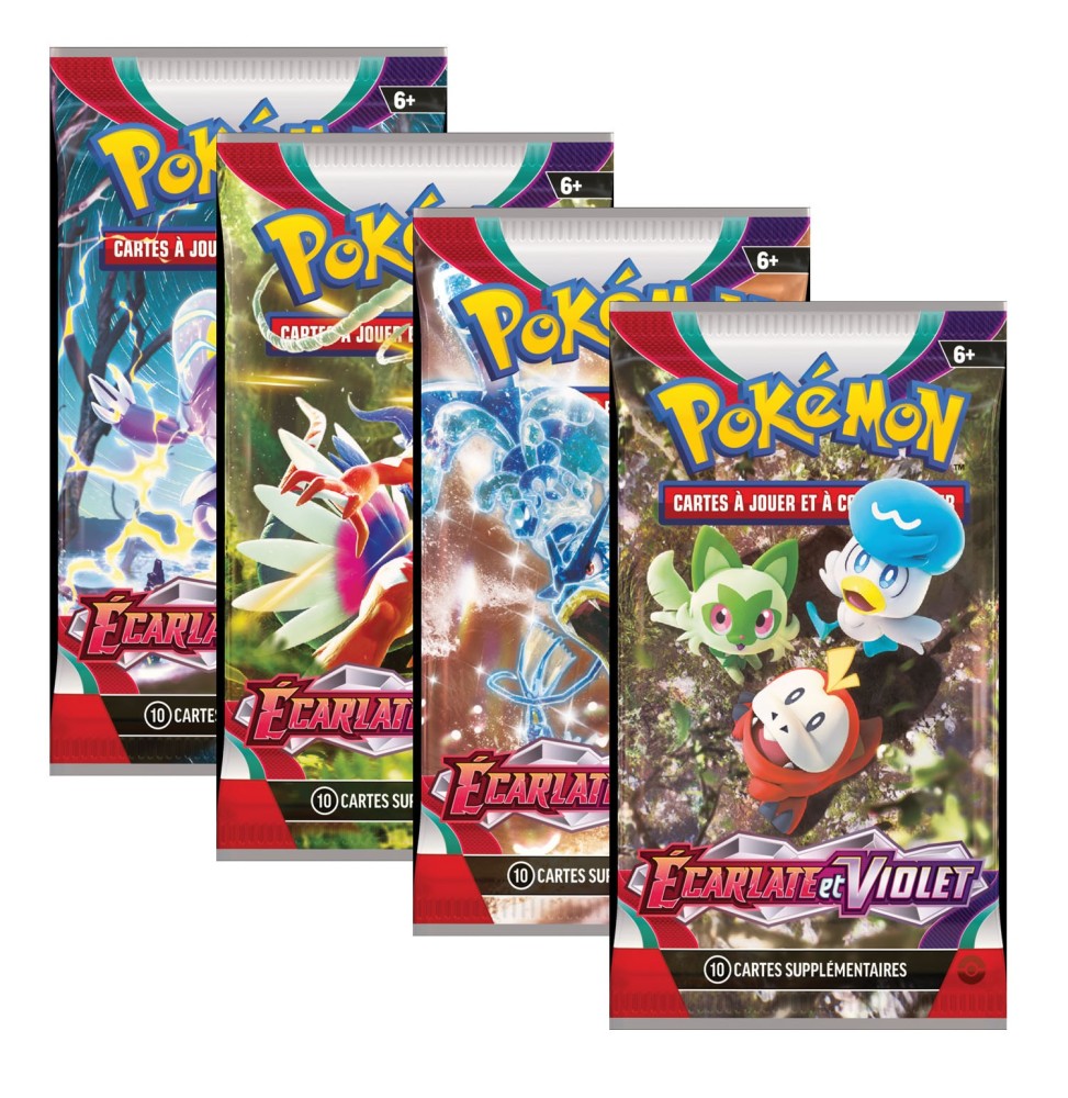 Pokemon - Booster Ecarlate Et Violet - Modele Aleatoire