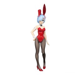 Figurine Re Zero - Bicute Bunnies Rem Red Color 29cm