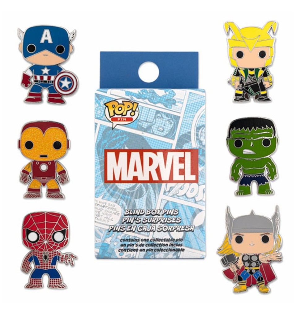 Pins Marvel Group Asst - 1 Boite Aleatoire