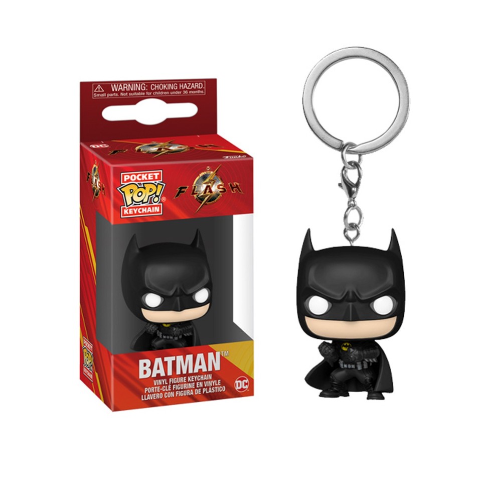 Porte Cle DC Comics - The Flash Batman Pocket Pop 4cm - Funko