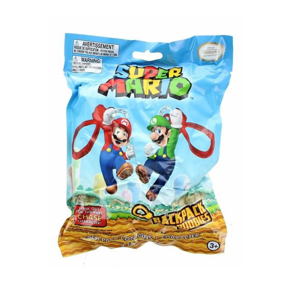 Porte Clé Super Mario Backpack - 1 Sachet Aléatoire