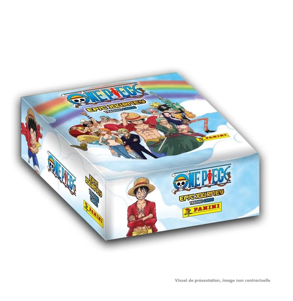 Cartes Panini One Piece - Boite Trading Cards 18 Pochettes 144 Cartes