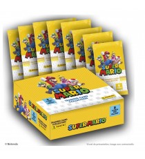 Cartes Panini Super Mario - Boite Trading Cards 18 Pochettes 144 Cartes