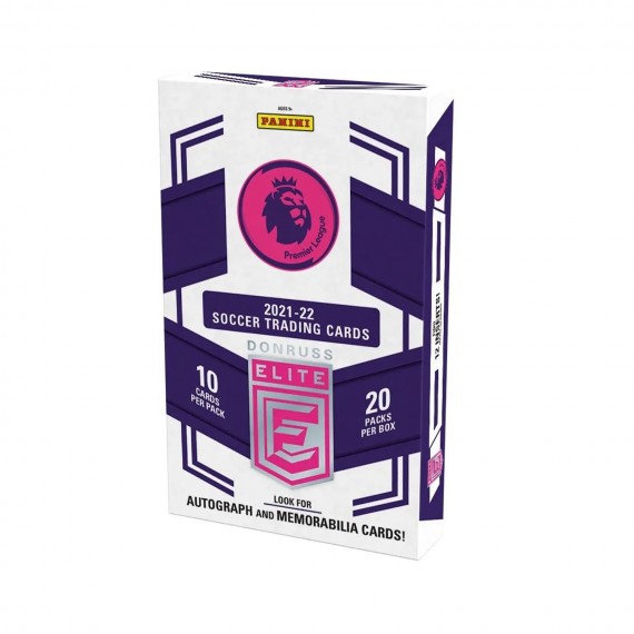 Cartes Panini Donruss Elite - Boite Trading Cards Premier League 2021-22 20 Pochettes 200 Cartes
