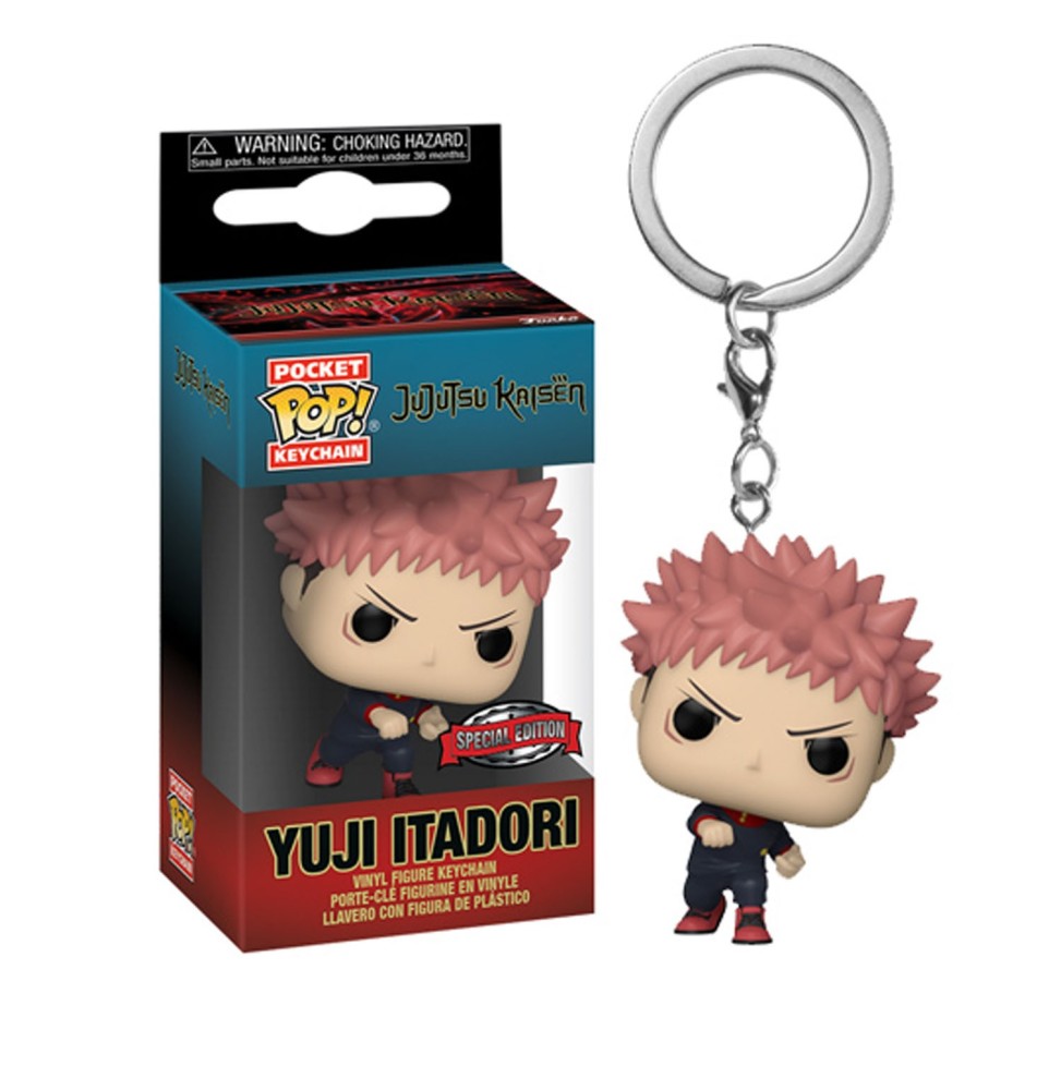 Porte Clé Jujutsu Kaisen - Itadori Exclu Pocket Pop 4cm