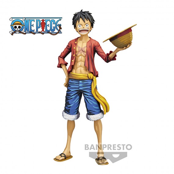 Figurine One Piece - Monkey. D. Luffy Grandista Nero Manga Dimensions 28cm